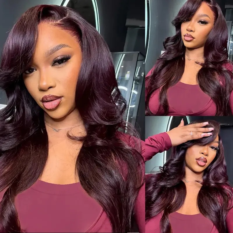 Front Lace Wig European and American Ladies Black Long Curly Hair Chemical Fiber High Temperature Silk Wig Wig Half Hand Hook Lace Headgear