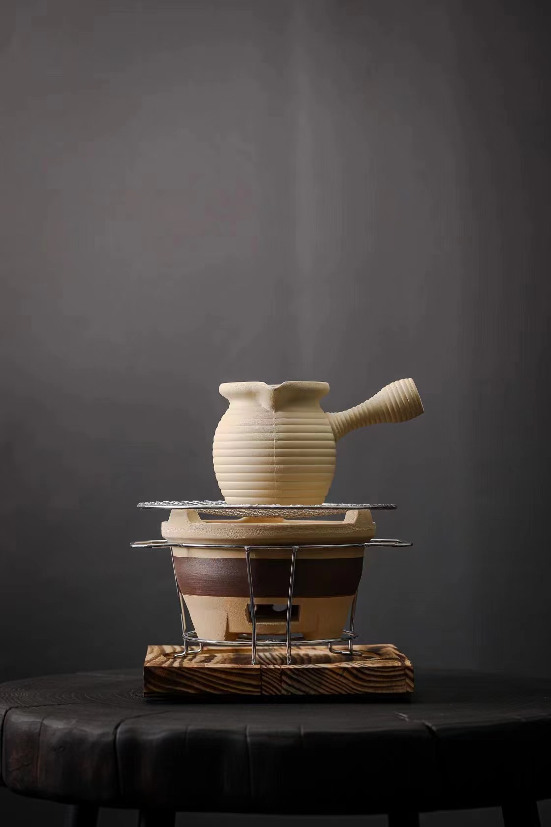 Tea roasting stove, earthenware barbecue, small clay stove, air stove, household indoor and outdoor tea roasting equipment, charcoal stove, carbon stove pic 2