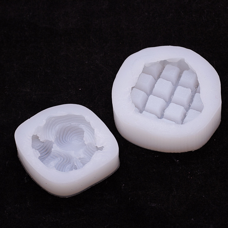 Pan bolsa de cuerno waffle simulación silicona molde jabón hecho a mano aromaterapia vela yeso accesorios para hornear