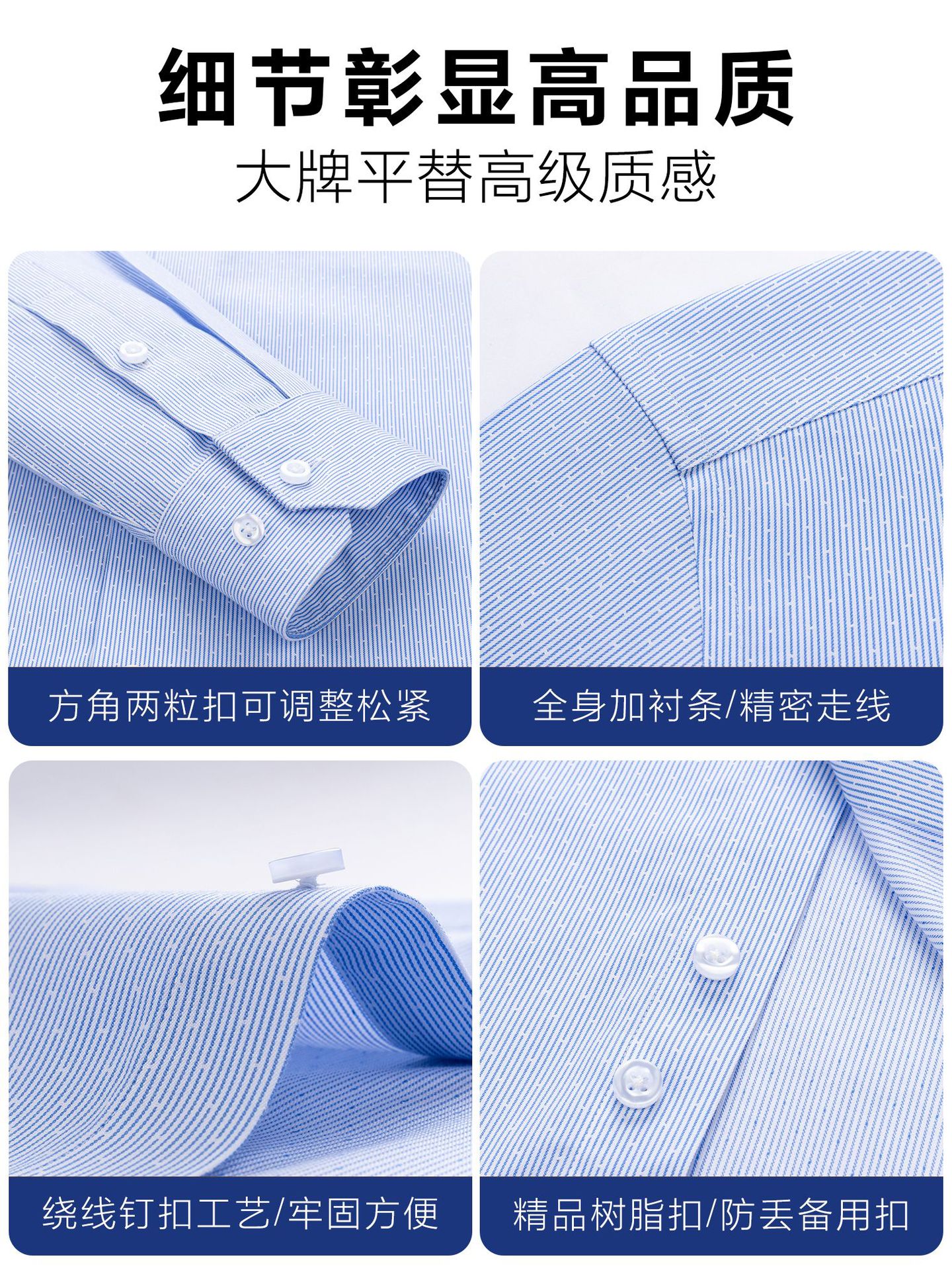 Camisas de hombre 100% de algodón largo hombre ropa de trabajo de verano de manga corta camisa a rayas casuales personalizada para hombres