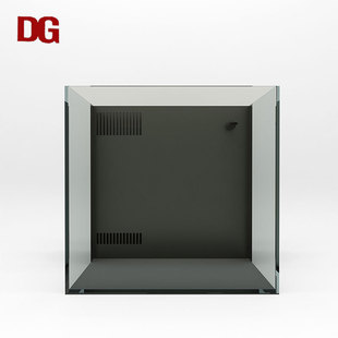 Source Factory Ultra-White Back Filter Tank Straight Tank Fish Tank Aquarium Back Filter Desktop Household Small Ecological Goldfish Tank