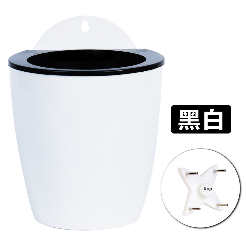 メーカーの現物アマゾンKクロスボーダー専用供給金は吸水プラスチックの怠け者の壁掛けの小さいサイズの植木鉢から卸売りします。|undefined