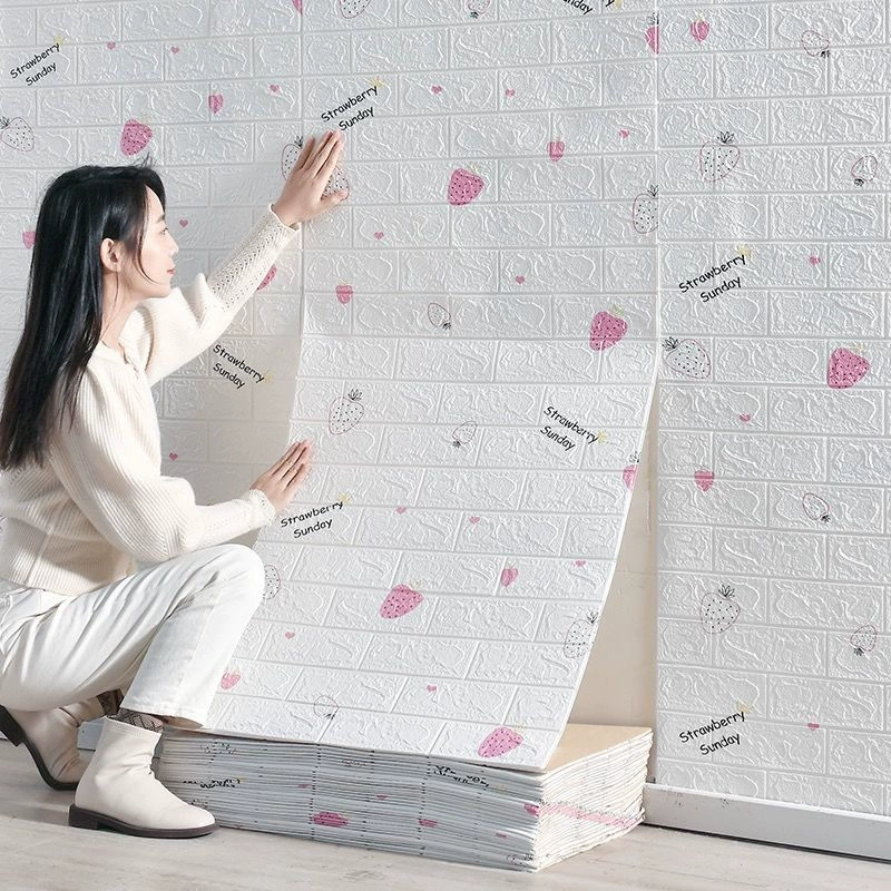 3D самоклеящиеся панели для декоративной стены, 35×38.5 см или 70×77 см, кирпичный и декоративный узор, на заказ
