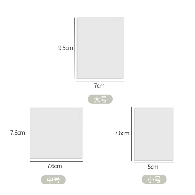 Transparent Waterproof Index Sticker Student Stationery Creative Sticky Notes Key Marking Writing Cross-border Multi-size 