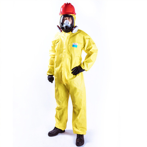 Konzer4000 Chemical Protective Suit Lightweight Chemical Protection Suit Acid-Base Resistant Dustproof Spray Paint Proof Splash Full Body Protection Suit