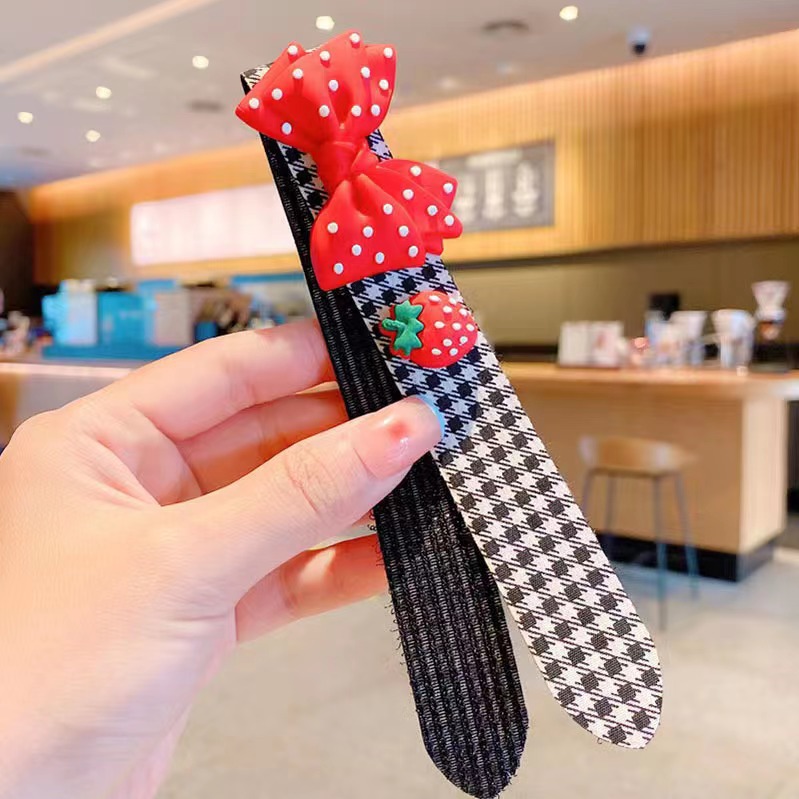 Diadema de velcro para niñas lindo bebé roto pegatinas de pelo verano nuevas pegatinas de flequillo artefacto de pelo roto poste de la cabeza de los niños