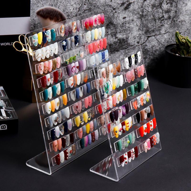 Nail art display plate acrylic nail work display props model shop color plate shelf manufacturers cross-border wholesale Nail art display plate acrylic nail work display props model shop color plate shelf manufacturers cross-border wholesale