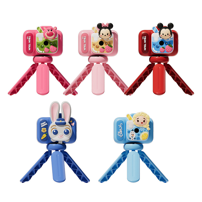 2025 nueva imagen de dibujos animados soporte de cámara Isaberry oso HD doble cámara digital juguetes para niños image 5