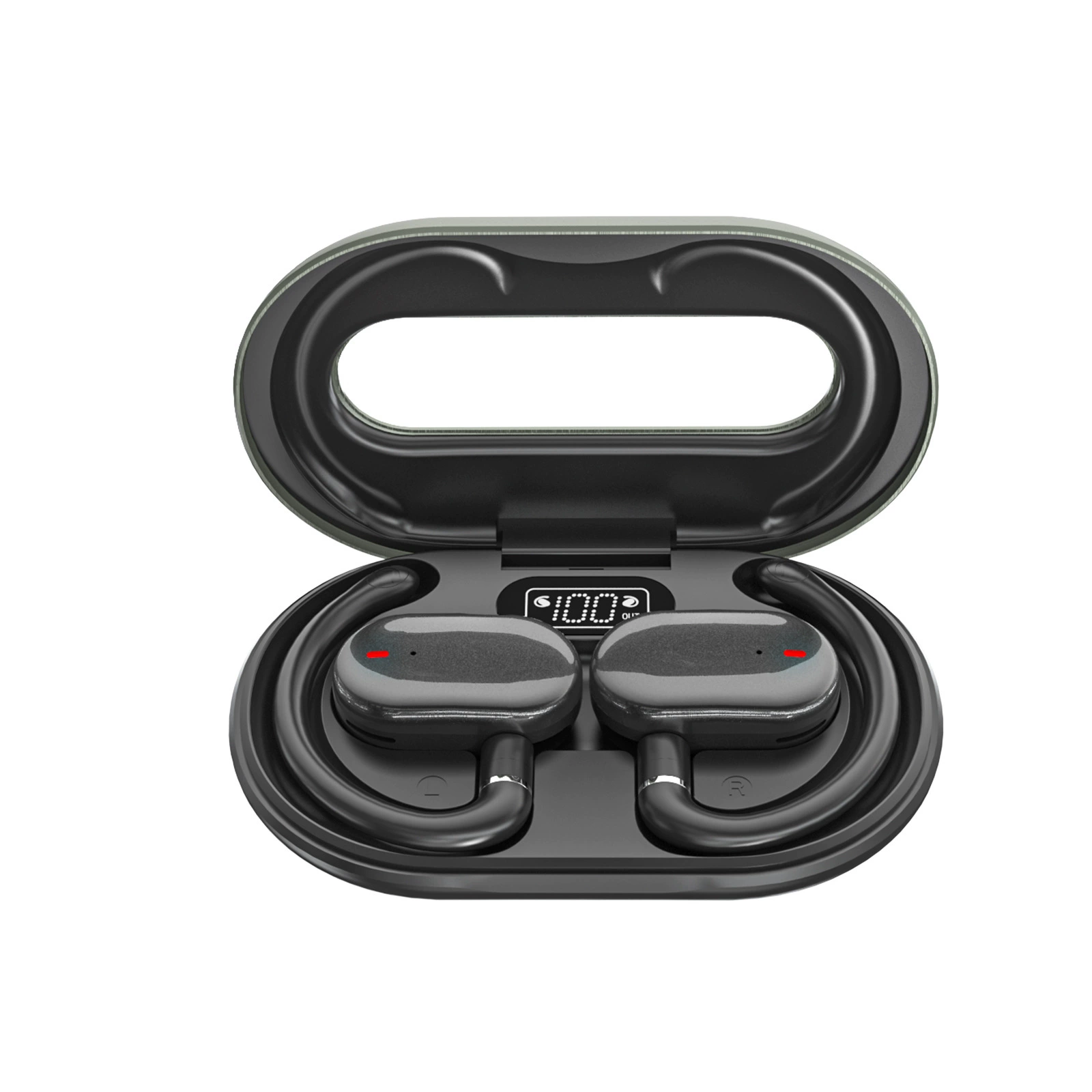Оптовая продажа нового ультратонкого Bluetooth-гарнитура JM23 металлическое полое корпус, OWS двойной вращающийся беспроводной стереогарнитура