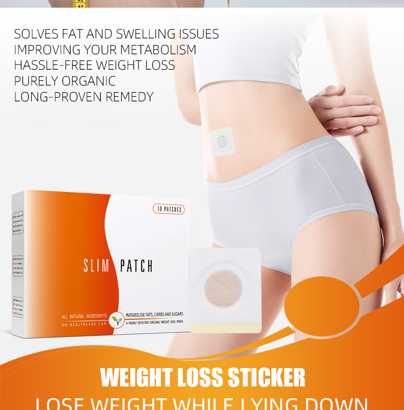 Belly Pads Navel Sticker with Magnet 30 Patches per Box Abdominal Wellness Patch in use