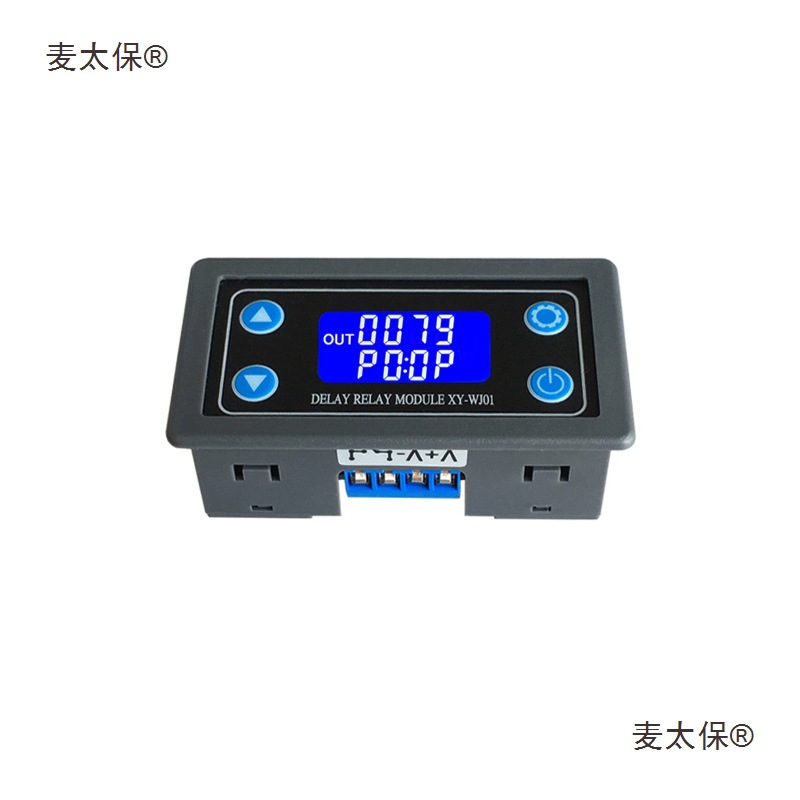 XY-WJ01一路继电器模块循环触发断电定时电路开关12/24V麦太保
