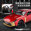 Metal racing car, realistic high-end car model, transport, jewelry for boys, scale 1:24