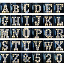 厂家直销遥控LED26个英文字母造型灯节日房间布置装饰灯调光