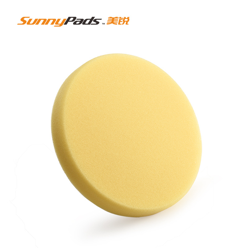 厂家供应平面粗抛汽车美容打蜡清洁海绵轮漆面修复粗抛海绵盘