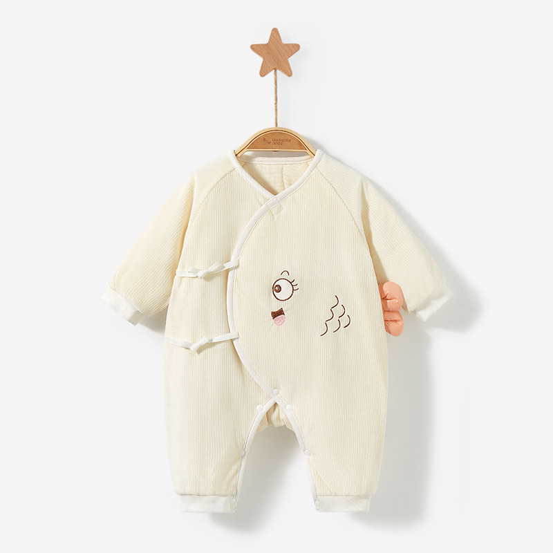 Mono para bebé recién nacido, ropa cálida acolchada de algodón fino para otoño e invierno, para niños y niñas, mono de 0 a 3 meses, traje para gatear, ropa para bebé recién nacido.