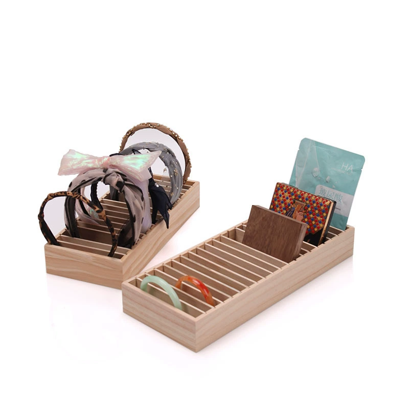 Display Rack Storage Box Solid Wood from Yomiego
