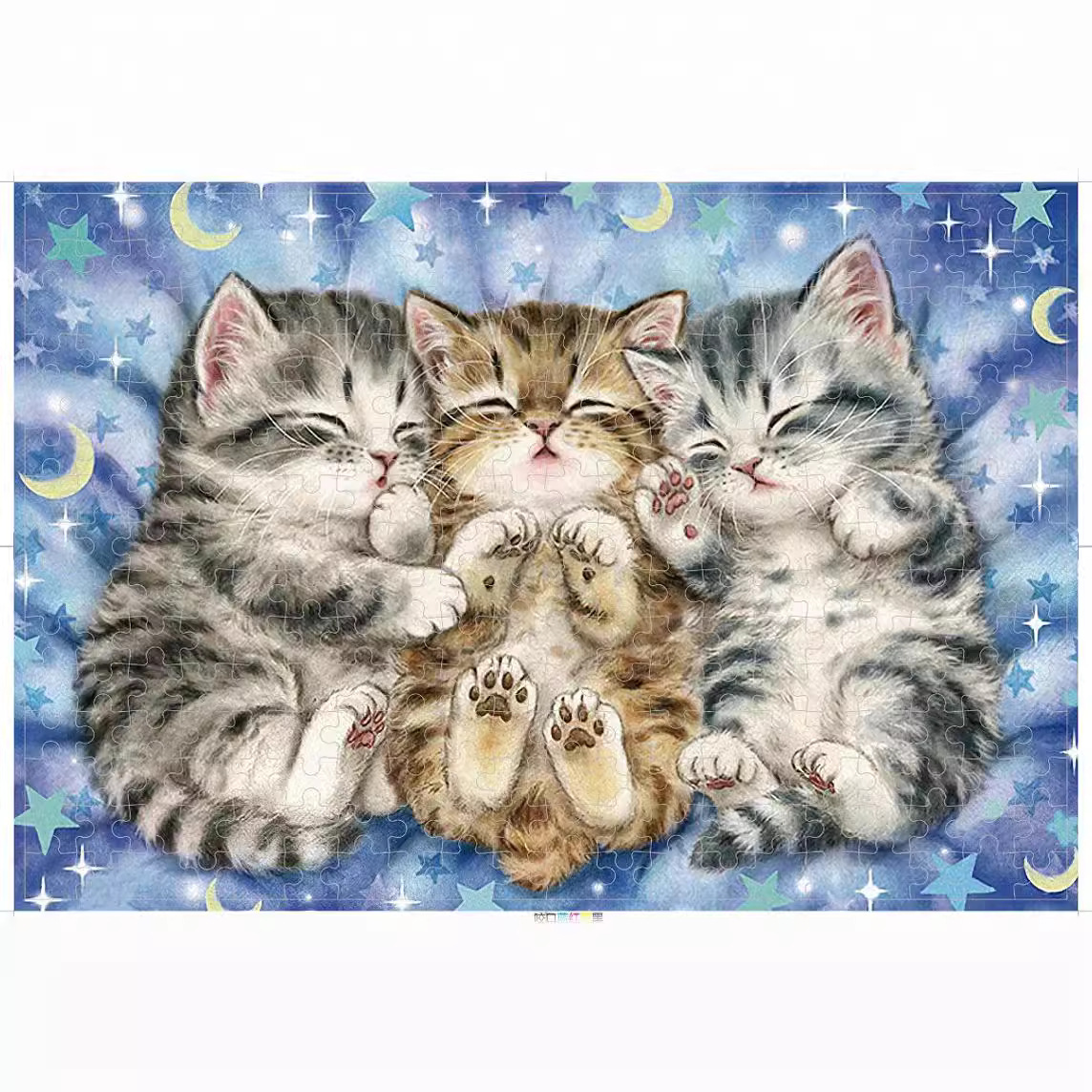 Ventas directas de la fábrica 300 unidades paisaje dibujos animados niños juguetes educativos vacaciones Navidad regalo rompecabezas madera