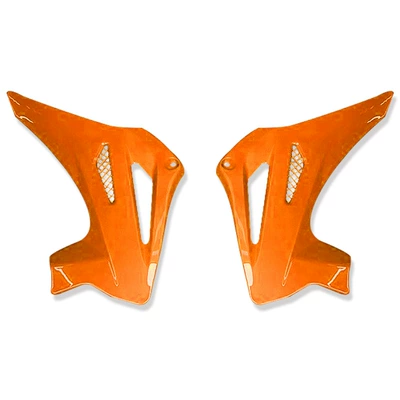Motorcycle Fender | fuel tank guard plate front - fuel-tank-guard-orange