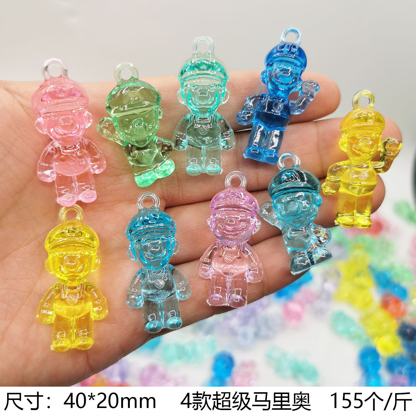 アクリルシミュレーションダイヤモンドdiyアクセサリー子供の宝物考古宝石ペンダント遊園地宝石プラスチック宝石