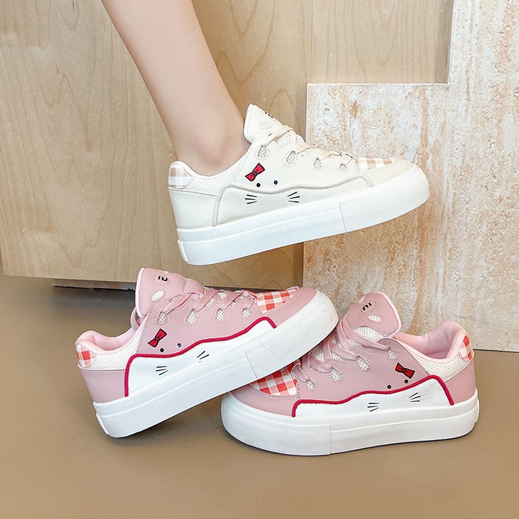 Autumn universal cute fashionable sneakers platform for leisure