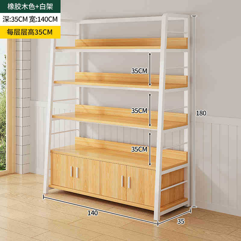 Estante simple estante de almacenamiento de múltiples capas estante de exhibición sala de estar estantería hogar dormitorio piso gabinete de almacenamiento sub-estante