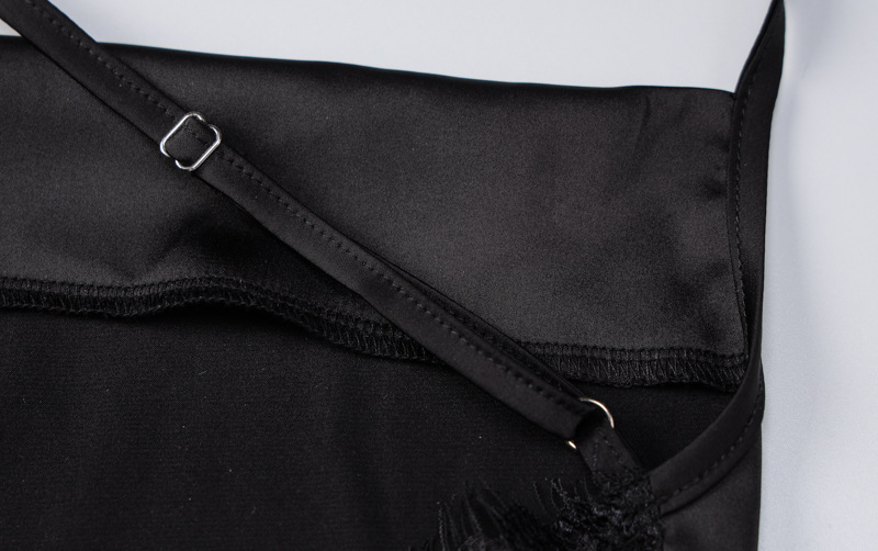 Wholesale Women's Sexy Hollow Out Solid Color Daily Party Bar Strap Sleeveless Sheath Dress display picture 20