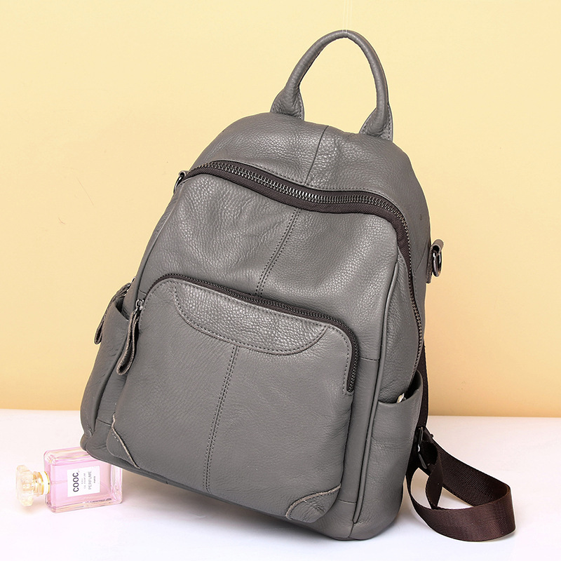 Backpack for Women 2026 New Style Genuine Leather Women's Bag Fashion Retro Cowhide Women's Backpack School Bag Guangzhou Wholesale Backpack for Women 2026 New Style Genuine Leather Women's Bag Fashion Retro Cowhide Women's Backpack School Bag Guangzhou Wholesale