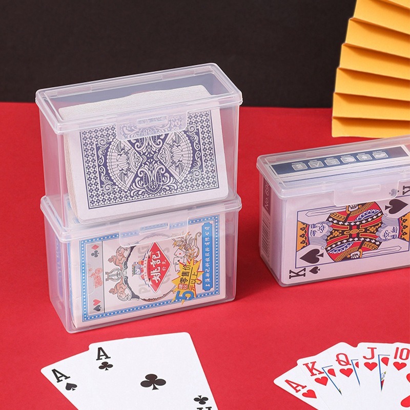 トランプ収納ボックス透明 ID カード練習カードプラスチックボックスカードボックスゲームカード収納ボックス|undefined