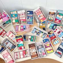 斑比2025秋冬新款儿童袜子男女宝宝棉袜无骨a类卡通五双礼盒批发