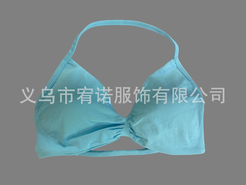 DFYNE 同じスタイルの Amazon シームレスブラジャー レディース バックレス ホルターブラ スポーツ ヨガ サスペンダー スモールブラ|undefined