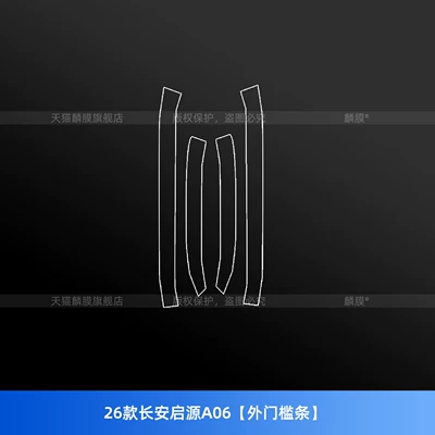 Car interior film, Navigation Car Screen Protective Film, Central - 26-models-of-changan-qiyuan-a06-outer-sill-strips