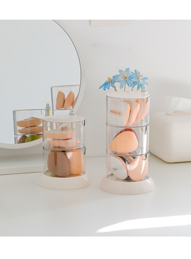 Transparent Makeup Storage