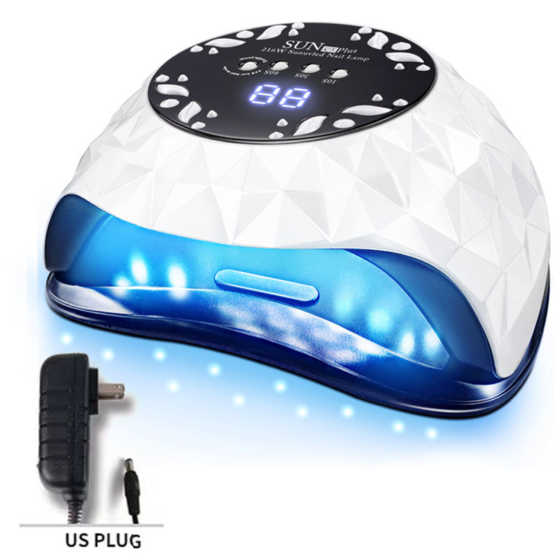 ハイパワーマニキュアジェルネイルランプ、インテリジェントセンサーLED/UVネイル光線療法マシン、速乾性マニキュアジェルネイルベーキングランプ|undefined