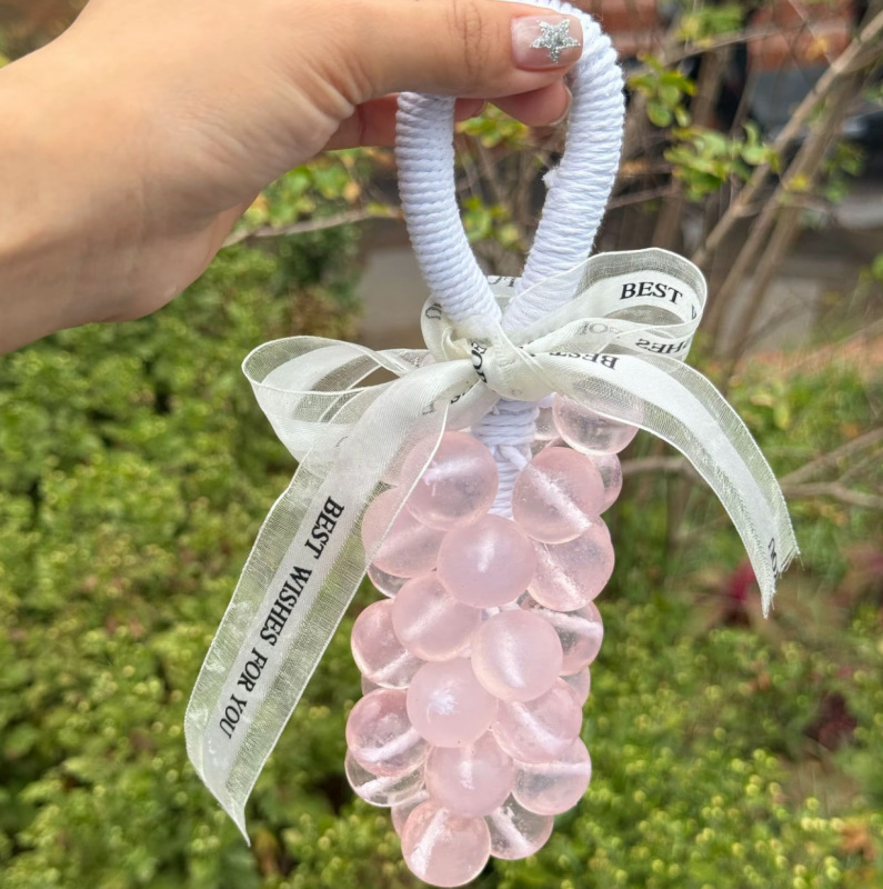 粉色水晶葡萄皂整串纯手工香薰洗手持久留香高颜值肥皂中秋伴手礼|undefined