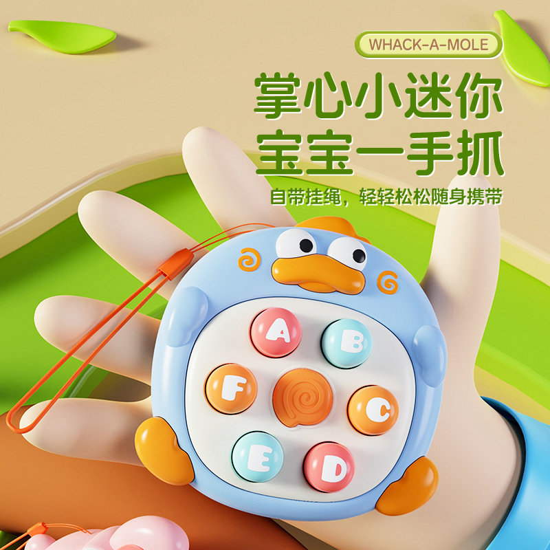 Juguete Educativo Mini Cascanueces de Plástico, Interactivo y Descompresión, para Niños