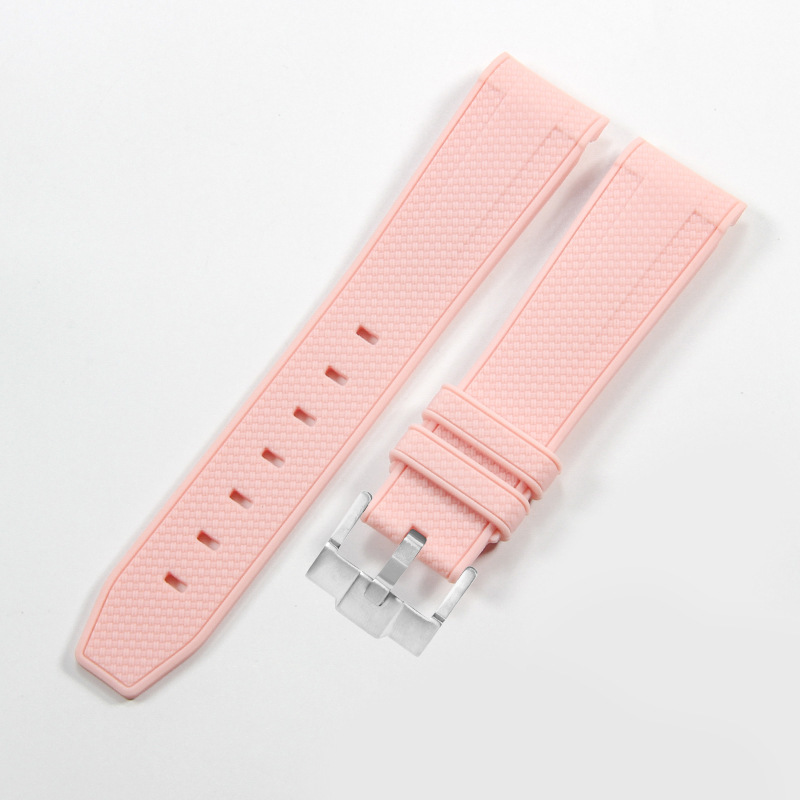 핑크 실버 버클