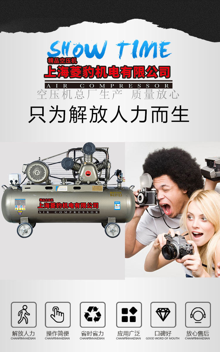 Shanghai Air Compressor Air Compressor High Power Air Pump Industrial Grade 380V Large Air Compressor Air Pump