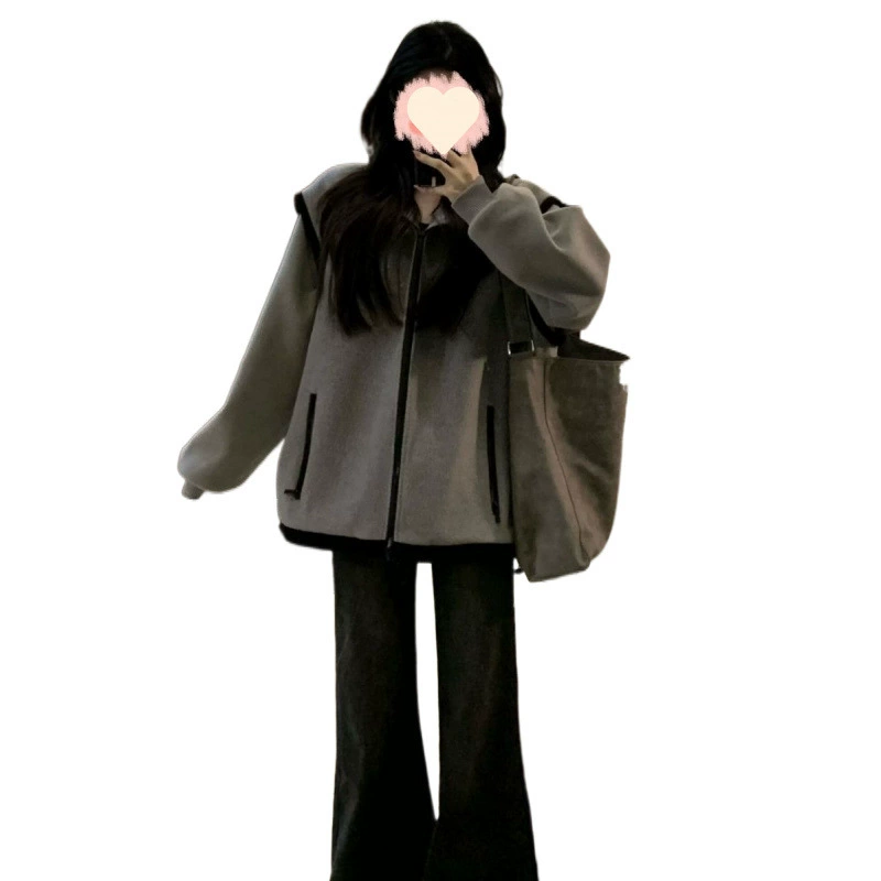 Весенняя дизайнерская ретро куртка для отдыха, американский стиль, оверсайз, свободный крой