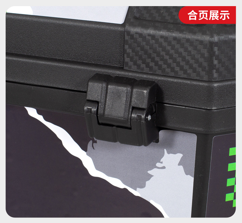 Cross-border motorcycle and electric vehicle rear trunk, special motorcycle trunk, large capacity, exclusively for cross-border use