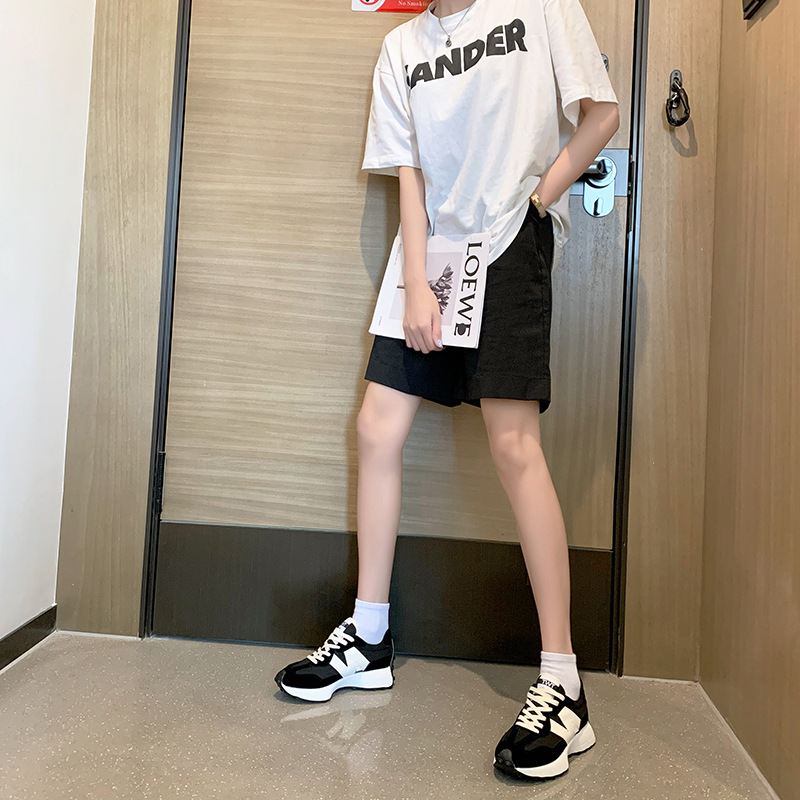 Zapatos de mujer estilo Forrest Gump, primavera/verano 2023, inspirados en las nuevas celebridades de internet. Suela gruesa, estilo casual deportivo._voghion.com