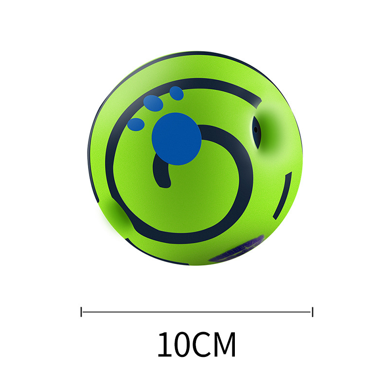 개를위한 녹색 공 10cm (opp 가방)/5.00 kg-10.00 kg