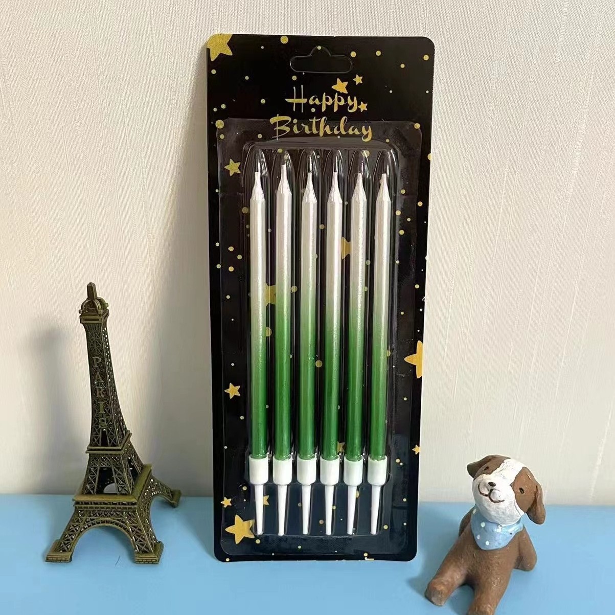 Gradiente de poste de luz vela de cumpleaños creativo fiesta romántica pastel Necesidades de personalizado