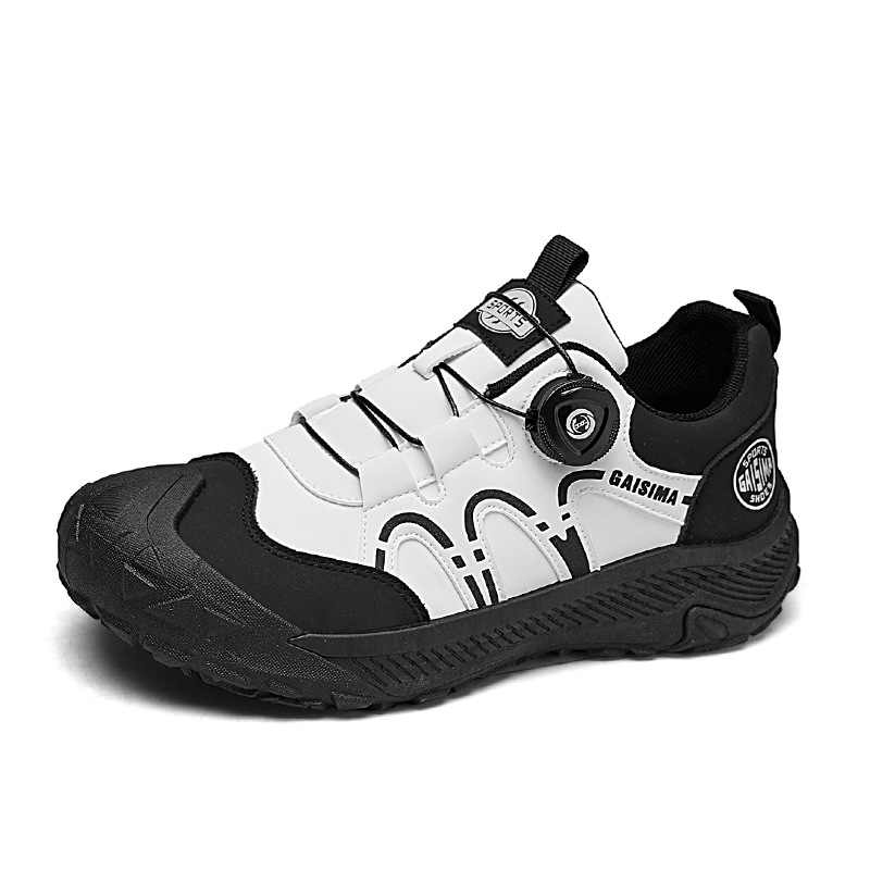 2025 chatter con alta calidad en vivo cuero impermeable botón giratorio zapatos de skate casuales de estilo de puerto zapatos de skate de hombre