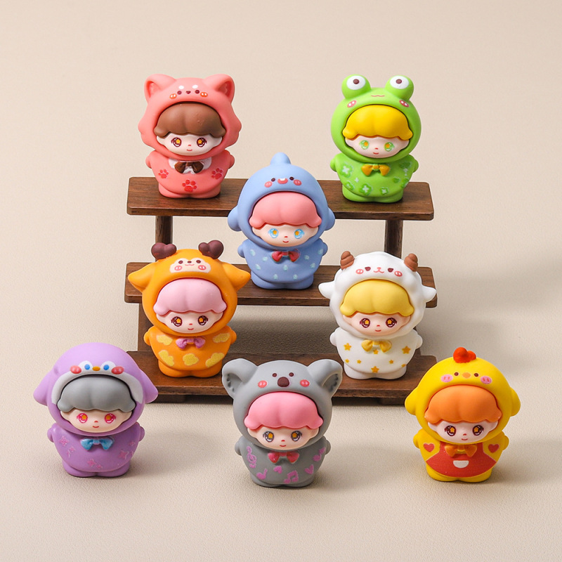 感触ペイント小動物レインコート Dimo 樹脂小さな装飾品ジュエリーアクセサリー diy ペンダントかわいいペア卸売|undefined
