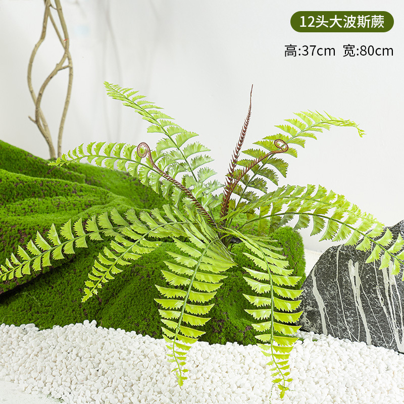 Simulación de plantación y paisajismo verde, materiales de distribución pequeños de todo uso, materiales auxiliares, arreglos florales, helechos, césped falso, decoración de plantas pequeñas, decoración de paisaje image 12