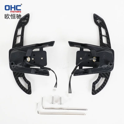 Suitable for Volkswagen Golf 7 Gti Real Carbon Fiber Magnetic Shift Paddles Steering Wheel Modification and Upgrade Parts