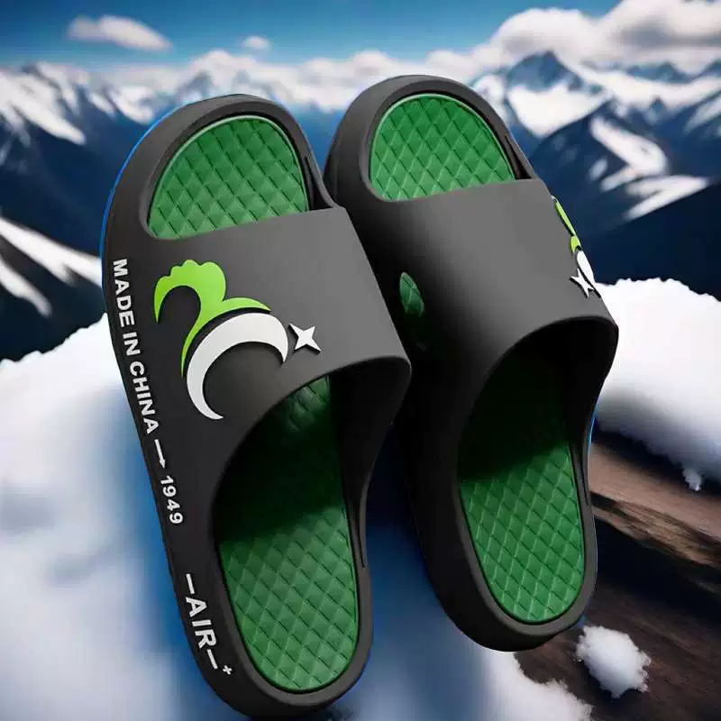 Мужские нескользящие дезодорированные стиль slippers, слайд платформа, мягкая подошва