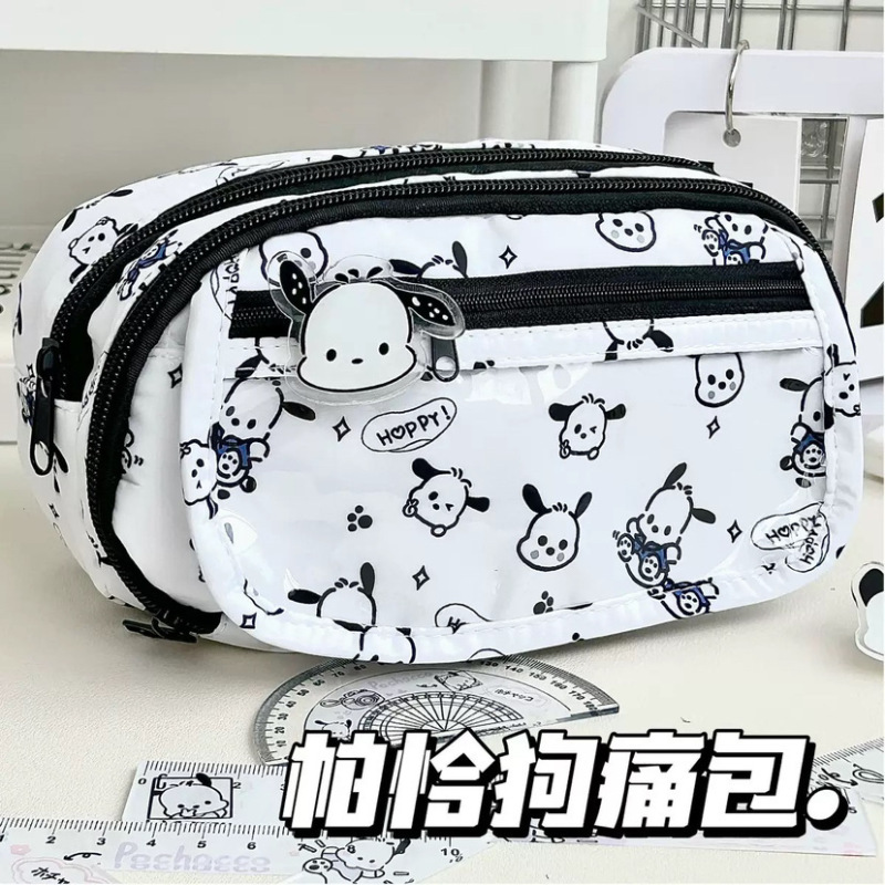 ガーリーピンクのカピバラ！ Capibala 鉛筆バッグ 大容量 女の子 高価値文具箱 ニッチなスタイル|undefined