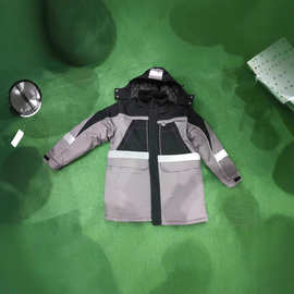 定做款跨境外贸冬季棉服加厚防寒棉衣劳保工装加厚保暖工作服定制