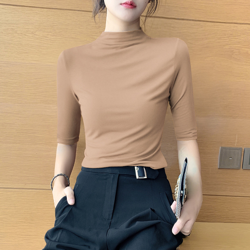 살구 반고칼라 7부소매